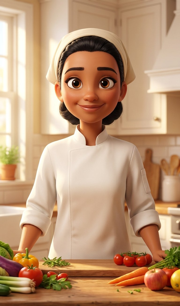 Olive — your animated healthy-eating chef